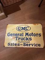 Emaille bord GMC General Motors Trucks, Ophalen of Verzenden, Gebruikt, Auto's
