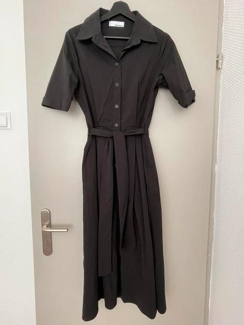 Sem Per Lei dames jurk midi/maxi zwart korte mouw maat 40, Kleding | Dames, Jurken, Zo goed als nieuw, Maat 38/40 (M), Zwart, Onder de knie