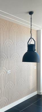 Grijze Hanglampen 2stuks in Landelijke Stijl, Ophalen, Metaal, Minder dan 50 cm, Landelijk