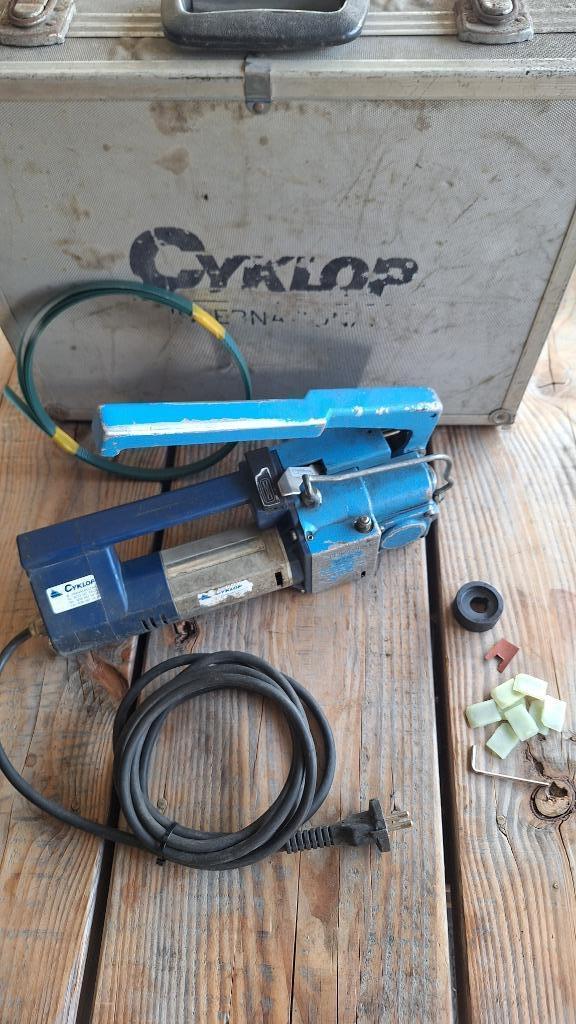 Cyklop strapping machine omsnoerings apparaat. 230volt, Auto diversen, Autogereedschap, Gebruikt, Ophalen of Verzenden