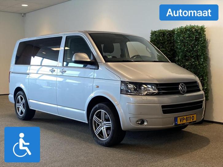 Volkswagen Transporter L1H1 Rolstoelbus Automaat - 2 zijschu, Auto's, Bestelauto's, Bedrijf, Te koop, Aangepast voor mindervaliden
