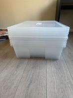 IKEA Samla opbergbakken 5 stuks 78x56x18 (55 liter), Doe-het-zelf en Verbouw, Kratten en Dozen, Ophalen, Zo goed als nieuw, Minder dan 35 cm