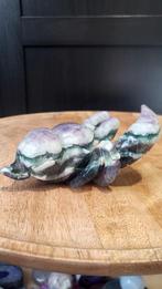 Carving krab fluoriet, Verzamelen, Mineralen en Fossielen, Ophalen of Verzenden