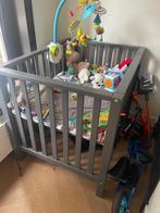 Box incl kleed voor baby, Kinderen en Baby's, Boxen, Ophalen, Gebruikt, Vierkant, In hoogte verstelbaar