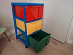 Verrijdbare Hobbykast met 3 Lades, Kinderen en Baby's, Kinderkamer | Commodes en Kasten, Minder dan 90 cm, Gebruikt, Ophalen of Verzenden