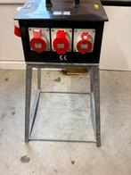 Zwerfkast- Stroomverdeelkast - 32 Amp aansluiting.  GEKEURD, Doe-het-zelf en Verbouw, Elektra en Kabels, Ophalen, Gebruikt, Overige typen