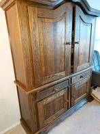 Eiken toogkast, Ophalen, Gebruikt, 100 tot 150 cm, Eikenhout