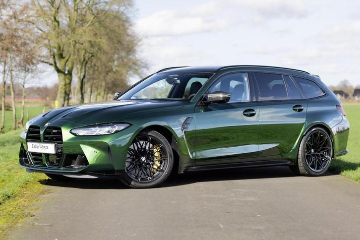 BMW M3 Touring|Keramisch|Verde Ermes|Carbon in- en ext., Auto's, BMW, Bedrijf, Te koop, 3-Serie, 360° camera, 4x4, ABS, Achteruitrijcamera