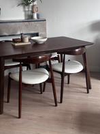 Cavel Design Elbow Eetkamerstoel Walnoothout, Ophalen, Bruin, Zo goed als nieuw, Japandi, scandinavisch, design, walnoothout, scandi