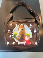 Paarden schoudertas, Bruin, Zo goed als nieuw, Leer, Ophalen