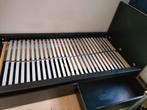 Malm bed met laden en lattenbodem, Ophalen, Gebruikt, 90 cm, Eenpersoons