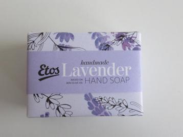 Etos handgemaakte lavendel handzeep stuk zeep 150 gram beschikbaar voor biedingen