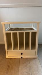 2 prachtige Riviera Maison Sanibel Island houten tafeltjes, Ophalen, Minder dan 55 cm, Gebruikt, 60 cm of meer