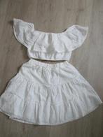 Rok + top Miss Charm Paris mt S/M, Kleding | Dames, Rokken, Wit, Ophalen of Verzenden, Zo goed als nieuw, Maat 34 (XS) of kleiner