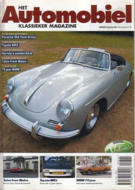 Automobiel 8 2004 : Porsche 356 - Toyota MR2 - Mercedes SL, Boeken, Auto's | Folders en Tijdschriften, Gelezen, Algemeen, Ophalen of Verzenden