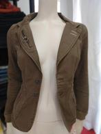 Stoere design jasje van Diesel, XS mooi gemaakt!khaki, Verzenden, Jasje, Maat 34 (XS) of kleiner, Gedragen