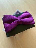 2x Vlinderstrik, strikje, fluwelen strik, nieuw, strik kerst, Ophalen of Verzenden, Nieuw, Paars