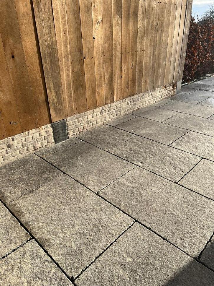 AANBIEDING tuintegels Castle Stone Blue 60x90 cm verouderd, Tuin en Terras, Tegels en Klinkers, Nieuw, Terrastegels, Natuursteen