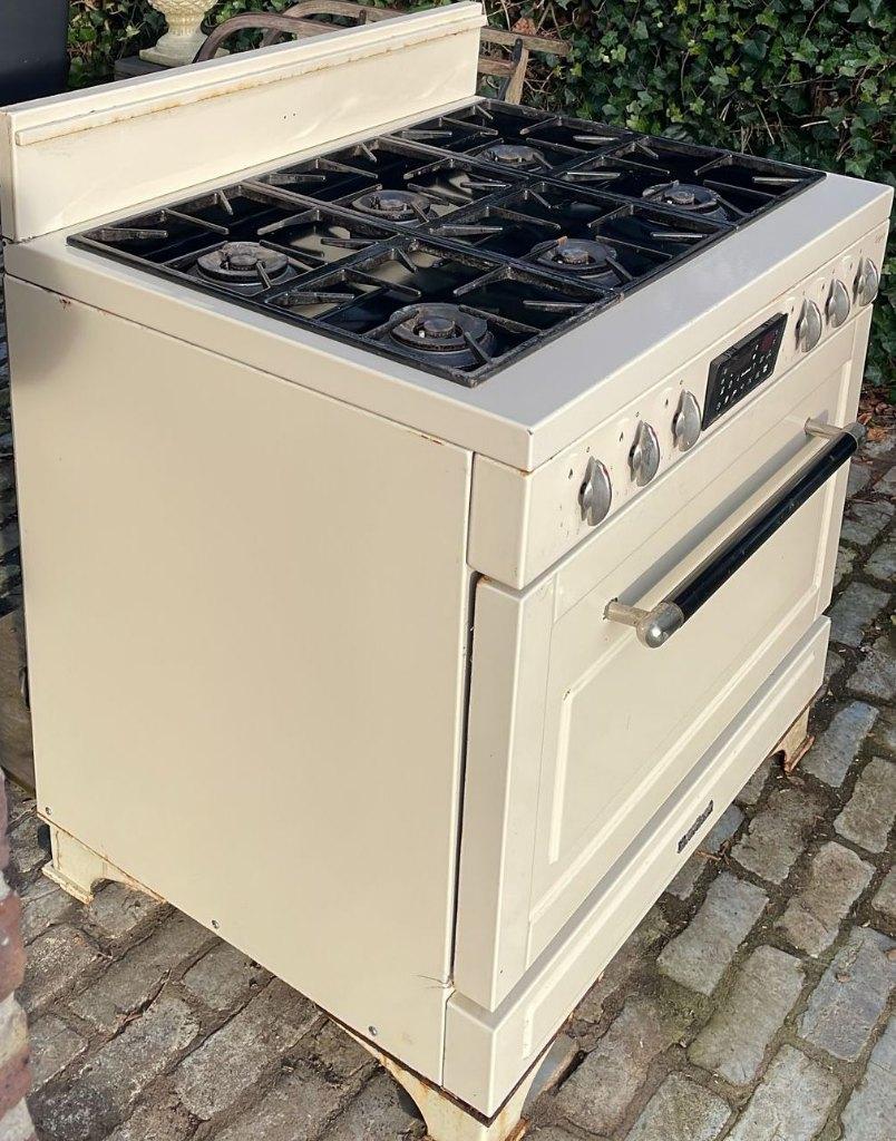 Fornuis Heartland Legacy 6-pits, Witgoed en Apparatuur, Fornuizen, Ophalen, Gebruikt, 60 cm of meer, Grill