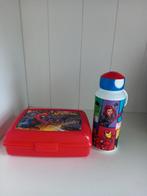 Marvel Spiderman beker en broodtrommel, Ophalen of Verzenden, Zo goed als nieuw