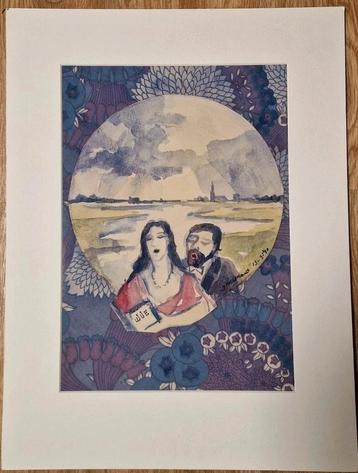 Repro Schilderij Jan Tullemans Weerter Vocaal Ensemble  beschikbaar voor biedingen