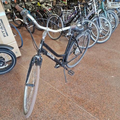 Explore Damesfiets 6Versn 54CM Zwart | Inc garantie, Fietsen en Brommers, Fietsen | Dames | Damesfietsen, Zo goed als nieuw