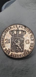 1854 rijksdaalder Willem 3, Postzegels en Munten, Munten | Nederland, Koning Willem III, Zilver, Ophalen of Verzenden, Losse munt