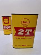 Shell 2T tweetakt olieblik. X100, Verzamelen, Ophalen of Verzenden, Zo goed als nieuw, Overige, Overige merken