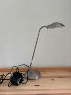 Bureaulamp tafellamp rvs, Ophalen of Verzenden, Gebruikt