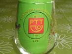 Glas PTT personeelsvereniging De Heidebloem Epe 1951 - 1966, Verzamelen, PTT, Ophalen of Verzenden, Zo goed als nieuw