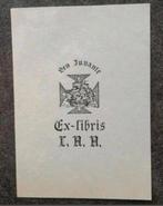 Exlibris Lino Antonio Alfonso (Onderdonk) (zeilschip, kruis), Ophalen of Verzenden