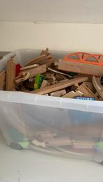 Houten treinset ( ikea, brio), Kinderen en Baby's, Speelgoed | Houten speelgoed, Ophalen, Gebruikt, Overige typen