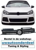 Grill Glans Zwart Chrome Bies R20 Look Geschikt voor VW Golf