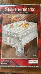 Vinyl tafelkleed kleur wit, Huis en Inrichting, Tafelkleden, Ophalen of Verzenden, Zo goed als nieuw, Rechthoek