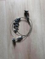 Staalkabel met bevestigingen (2mm) voor gordijnen of vitrage, Doe-het-zelf en Verbouw, IJzerwaren en Bevestigingsmiddelen, Ophalen of Verzenden