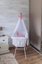 Vintage Wiegje - Opgeknapt & Nieuwe Bekleding, Kinderen en Baby's, Babywiegjes en Ledikanten, Ophalen, Zo goed als nieuw, Wieg