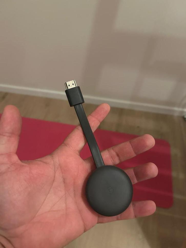 Google Chromecast 3: Streamen in Full HD (Z.G.A.N.), Audio, Tv en Foto, Mediaspelers, Zo goed als nieuw, Zonder harde schijf, HDMI