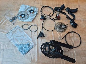 Shimano GRX610/820 2x12sp Groepset - Gravel/Cyclocross NIEUW beschikbaar voor biedingen
