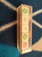 Poker dice set dobbelstenen, Ophalen of Verzenden, Zo goed als nieuw