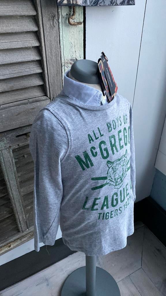 Prachtige longsleeve/trui van McGREGOR size 4Y/104, McGregor, Trui of Vest, Ophalen of Verzenden, Zo goed als nieuw