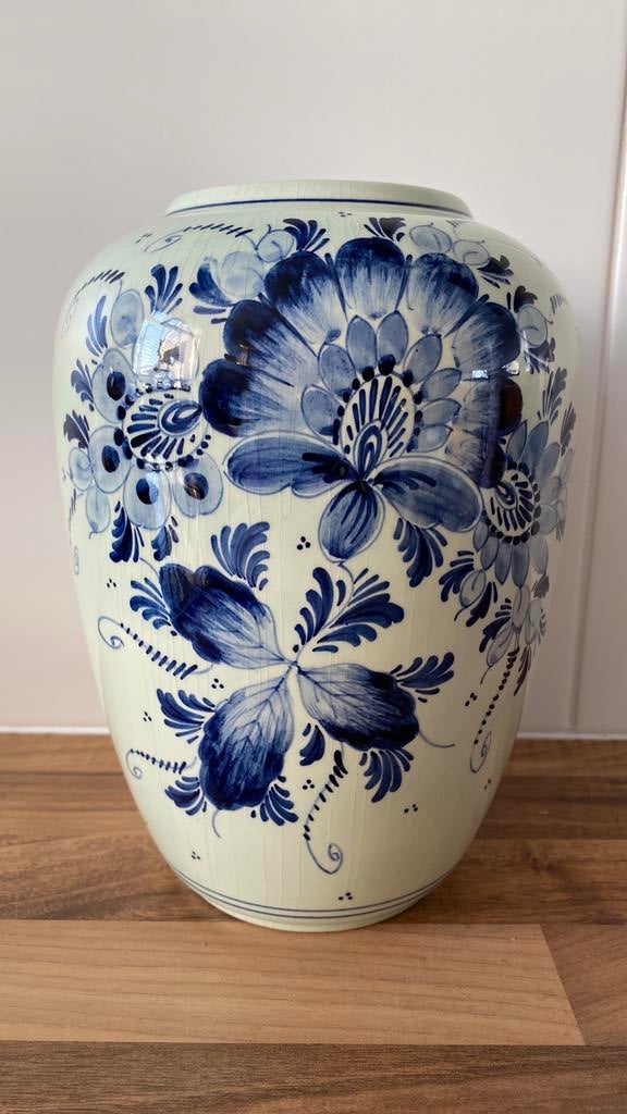 Delfts blauwe vaas, Antiek en Kunst, Ophalen of Verzenden