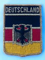duitsland vlag adelaar met goud draad patch badge opnaai, Ophalen of Verzenden, Nieuw