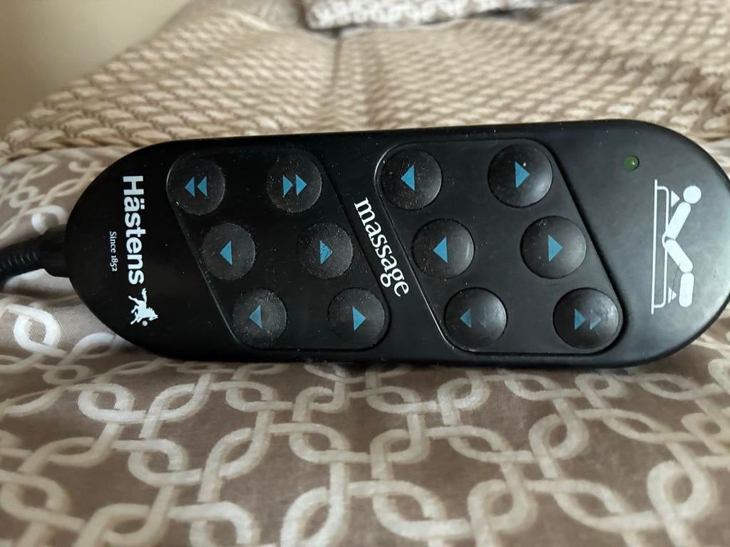 Luxe Hästens bed met massagefunctie -  1 persoons, Huis en Inrichting, Verstelbaar, 90 cm, Eenpersoons, Beige