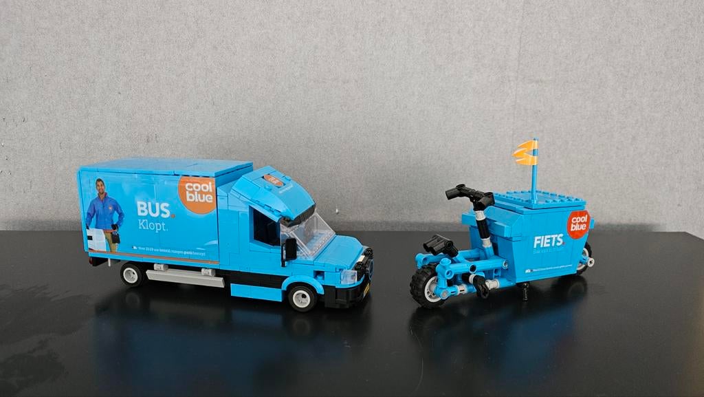 Lego bus en bakfiets Cool Blue, Kinderen en Baby's, Speelgoed | Duplo en Lego, Ophalen of Verzenden