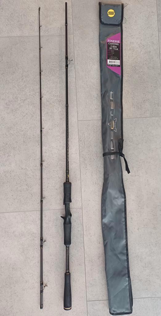 Spro Specter finesse casting reelhengel, Watersport en Boten, Hengelsport | Roofvissen, Gebruikt, Werphengel, Ophalen of Verzenden
