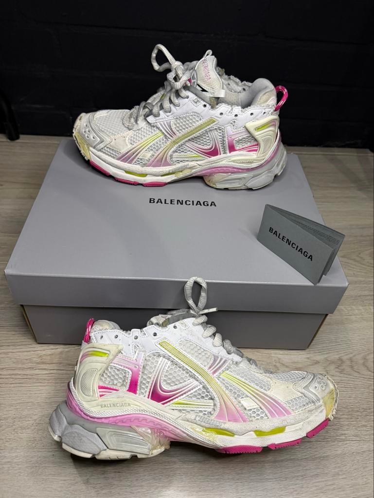 Balenciaga runners maat 39, Ophalen of Verzenden, Gedragen, Wit, Sneakers of Gympen