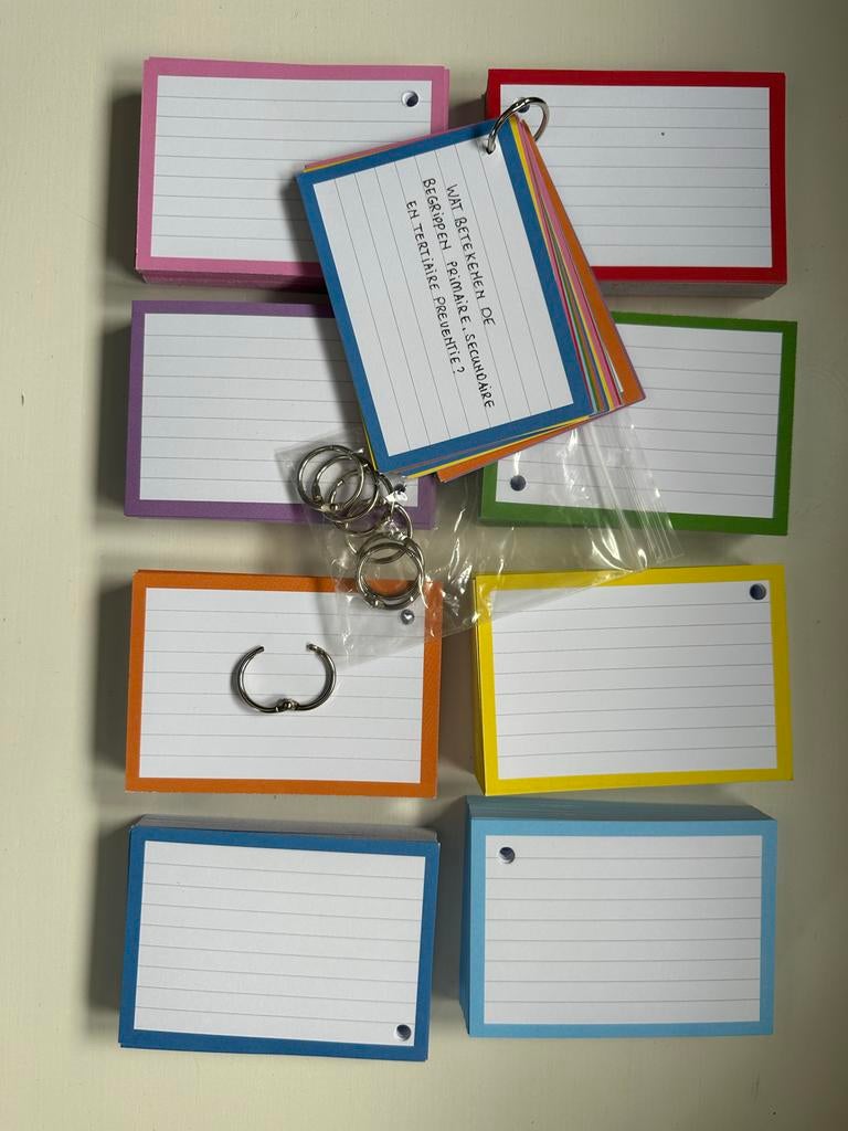 Flashcards, Diversen, Schoolbenodigdheden, Ophalen of Verzenden