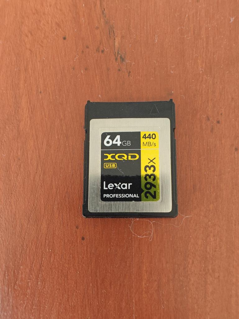 Lexar 64GB XQD Kaart Gold, Audio, Tv en Foto, Fotografie | Geheugenkaarten, XQD, Lexar, Ophalen of Verzenden, Zo goed als nieuw