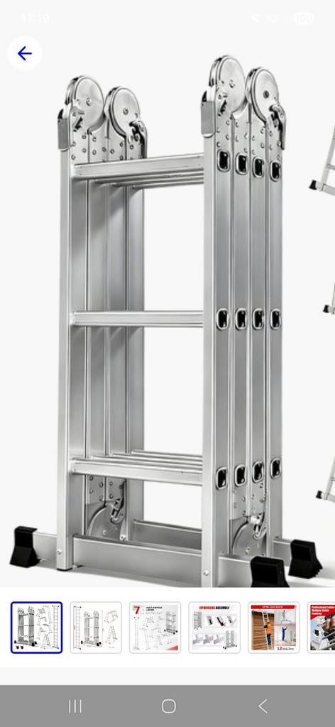 Multifunctionele Ladder - Opvouwbaar, Doe-het-zelf en Verbouw, Ladders en Trappen, Ophalen, Zo goed als nieuw, Ladder, Opvouwbaar of Inschuifbaar