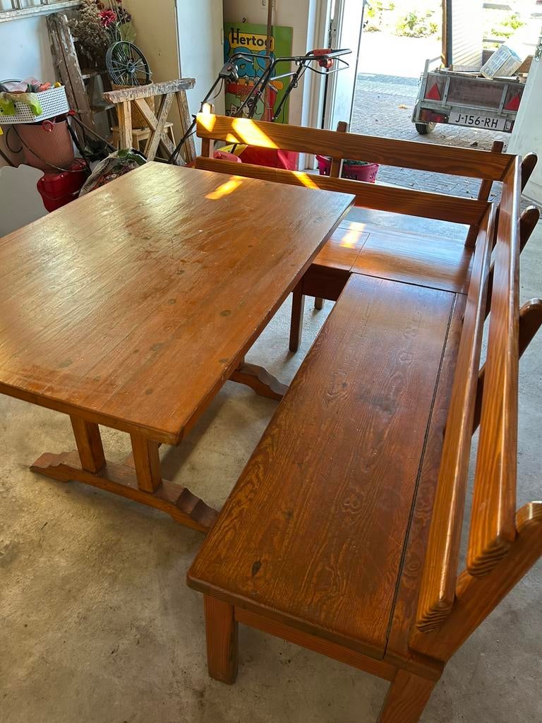 Duitse hoekbank, Ophalen, Gebruikt